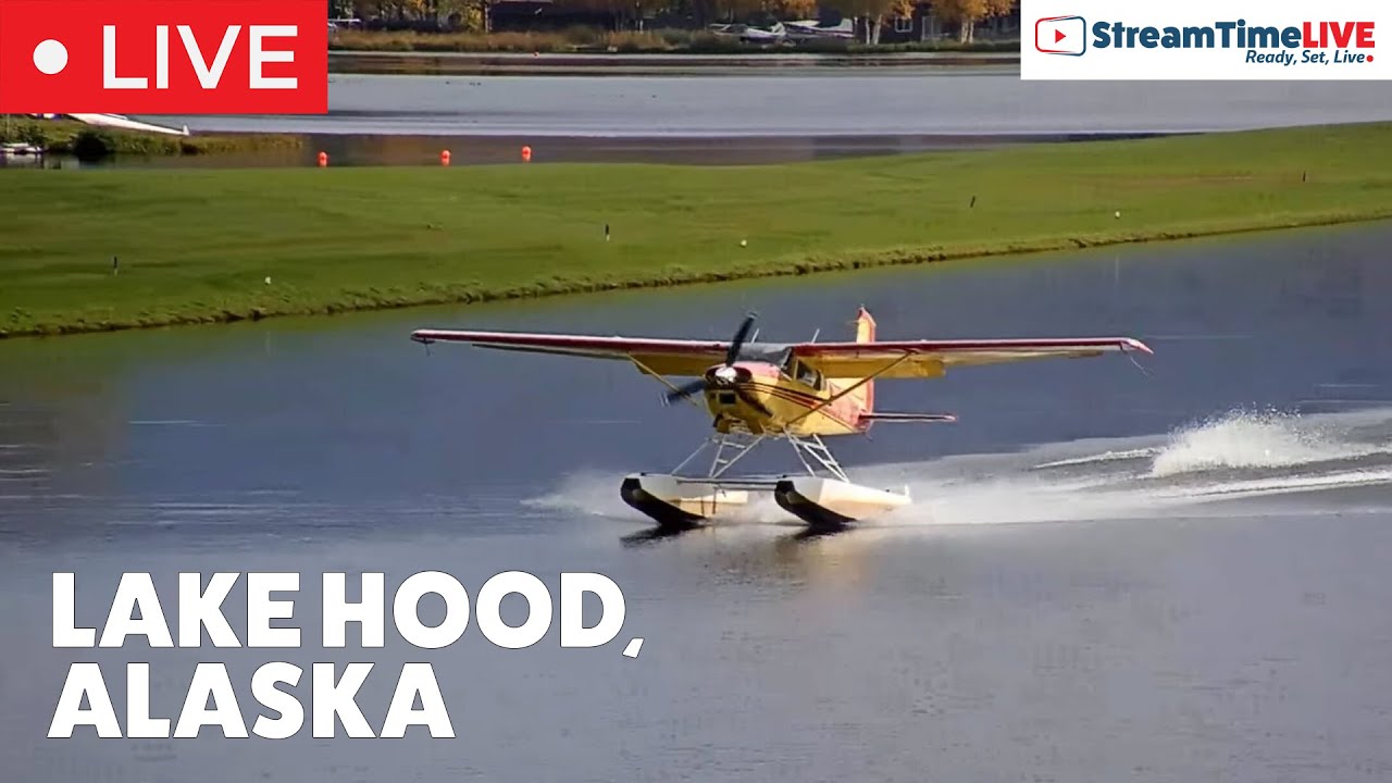 Live webcam view of Lake Hood Seaplane Base