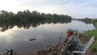 Река рыбалка весной на реке фидер