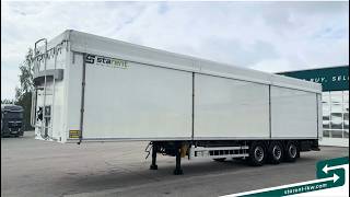 Kraker 10mm 92m&sup3; BPW-Achsen Funk. Verzinkt Liftachse | MIETE walking floor semi-trailer | Image 4 - Autoline