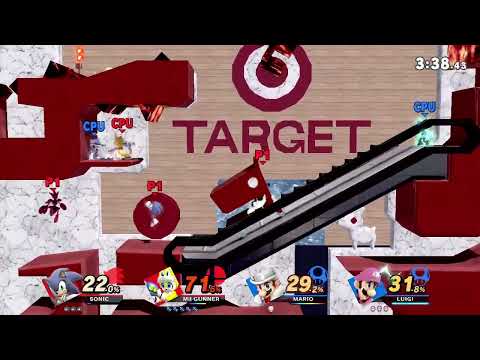 Sonic and Mario crossover battle - Sonic & Tails vs Mario & Luigi