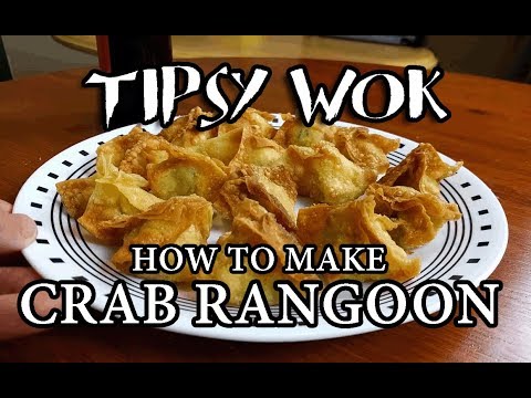 How To Make Easy Crab Rangoon - Drunk Cooking Lesson #6