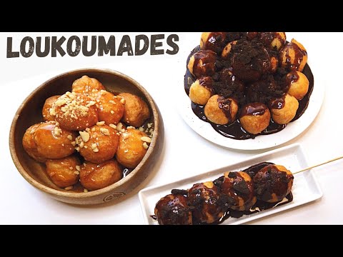 Only 3 Ingredients!! Greek Donuts -Loukoumades Recipe -