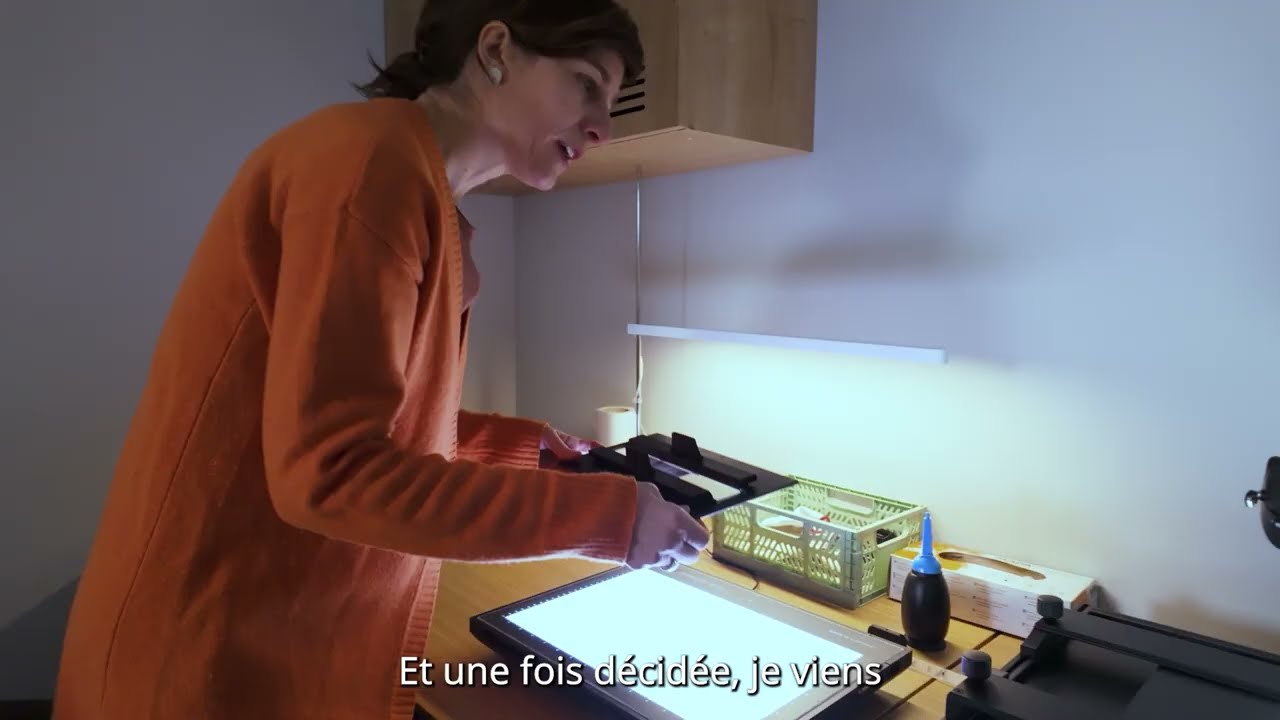 Atelier - Dana Cojbuc - Artiste plasticienne - Poste de numérisation/repro transparents