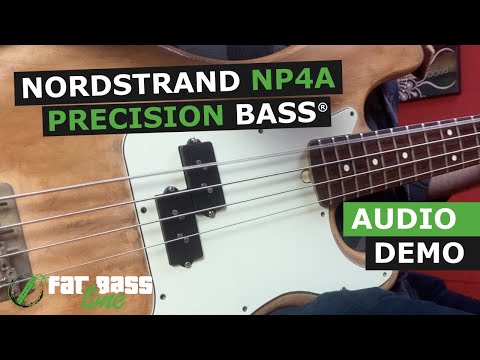 Nordstrand Audio NP4A Precision Bass Pickup Demo