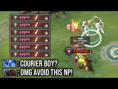 Snipping Courier Strategy against me? Stop it Now!! OMG This Pudge has no Mercy!!