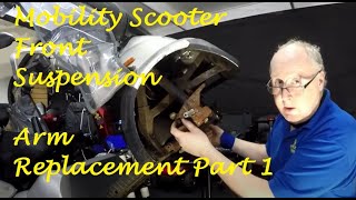 Scooter Front Suspension arm replacement PART 1