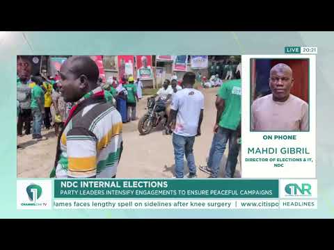 NDC Elections: Mahdi Gibril on Peaceful, Transparent and Credible Party Polls