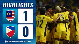 Download lagu Malaysia 1-0 Philippines | ASEAN Hyundai Cup 2026 | Match Highlights mp3