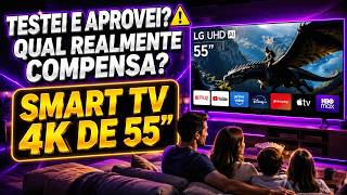 TOP 3 MELHOR SMART TV DE 55 POLEGADAS PARA COMPRAR EM 2026/ TV 55” MELHOR CUSTO BENEFÍCIO✨