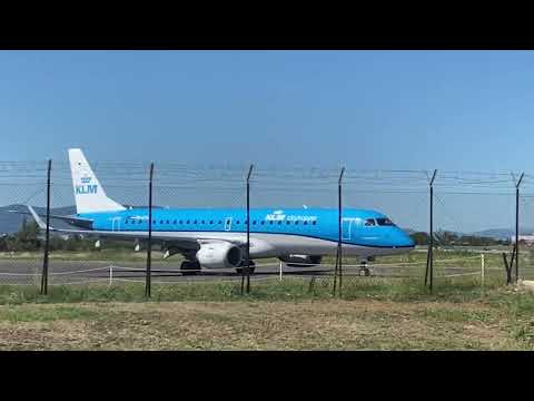 Decollo Aeroporto Firenze Amerigo Vespucci KLM EMBRAER 190-100 STD