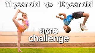 BOY vs GIRL Acro Gymnastics Challenge (DON