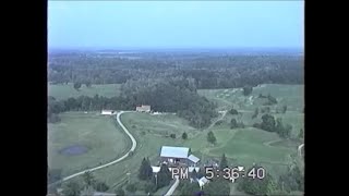 Helicopter flight over Robert Potter Farm - Lapeer, MI 1994