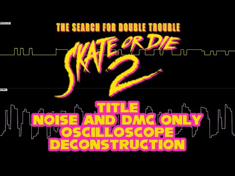 Skate or Die 2 (NES) - Title Theme (DMC and Noise Only) - Oscilloscope Deconstruction