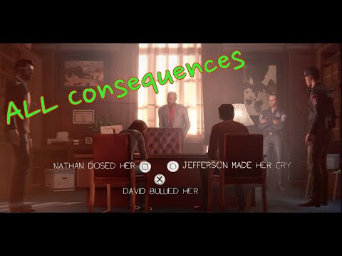 Life is Strange 4K - Saving Kate all choices consequences - Principal office cut scene