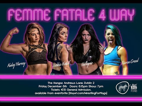 Low Blows VOD FREE MATCH: Katey Harvey vs. Valkyrie vs. Raven Creed vs. Debbie Keitel
