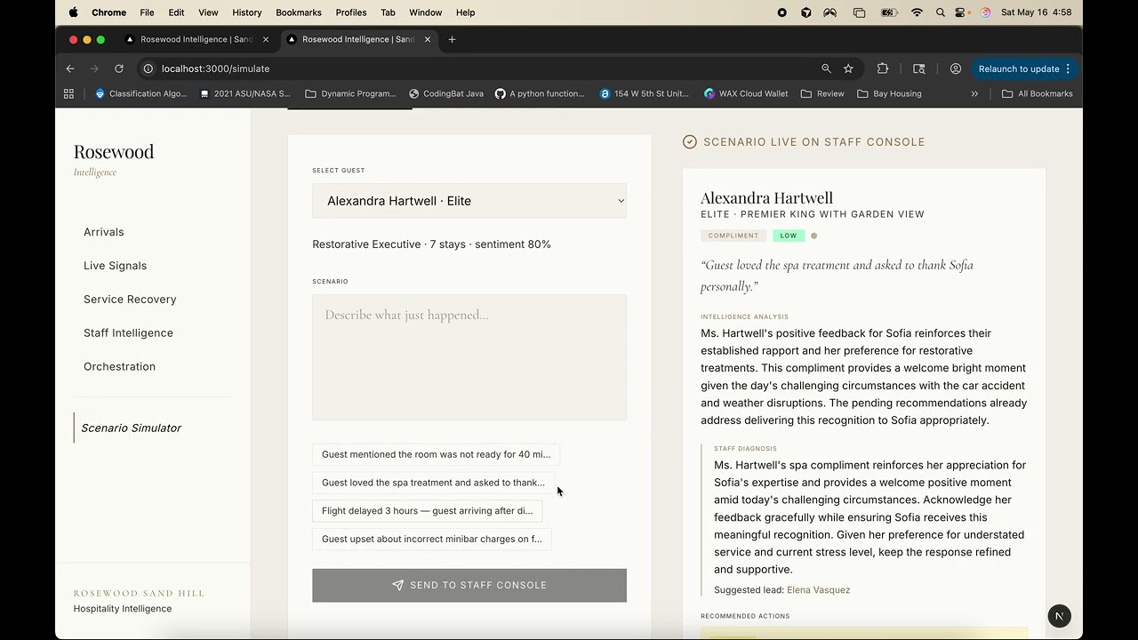 Rosewood Intelligence project preview