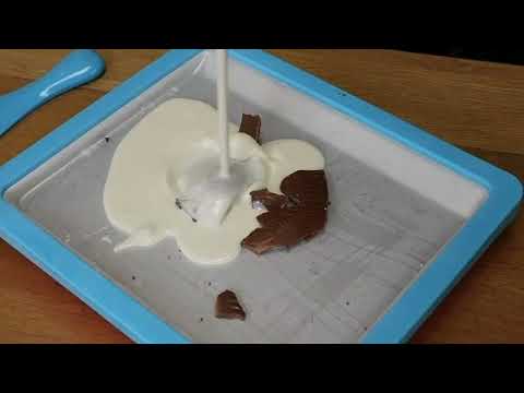 EASTER EGG ICE CREAM ROLLS WITH PAN-N-ICE