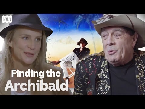 Rachel Griffiths visits Molly Meldrum and his famous 1983 Archibald portrait | Finding The Archibald