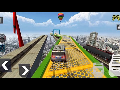Mega Ramp Ambulance Stunt Impossible Track 2020 #Part3 - Android Gameplay FHD