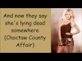 Carrie Underwood ~ Choctaw County Affair Lyrics