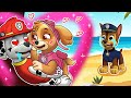 Paw Patrol The Mighty Movie | Marshall & Skye Falls In Love With Chase -  Happy Story | Rainbow 3