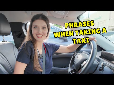 Useful phrases when taking a taxi/Uber
