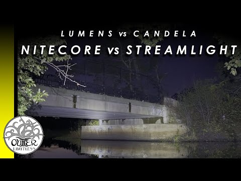 Which Light Wins? Lumens vs Candela Performance! Nightcore EDC37 vs Streamlight ProTac HP-X!!