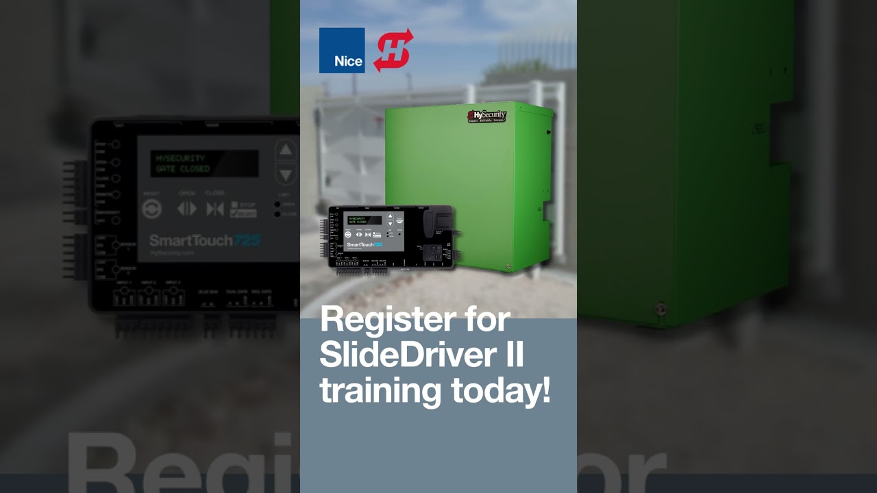 Registration Still Open: SlideDriver II Installers Training on April 13 and 20 (Link in Description)