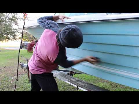 17ft Manatee gel coat transformation!!