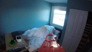 Waking Rob up on Christmas