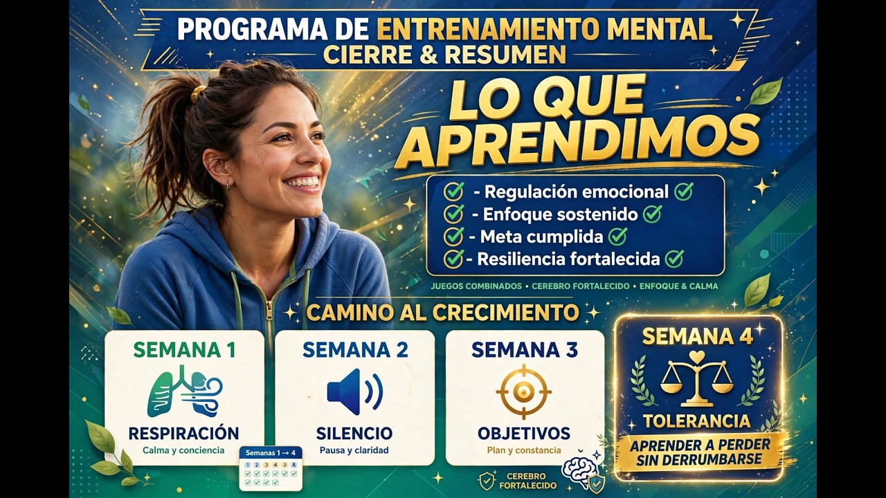 Clase 4: Cierre y práctica de 4 semanas