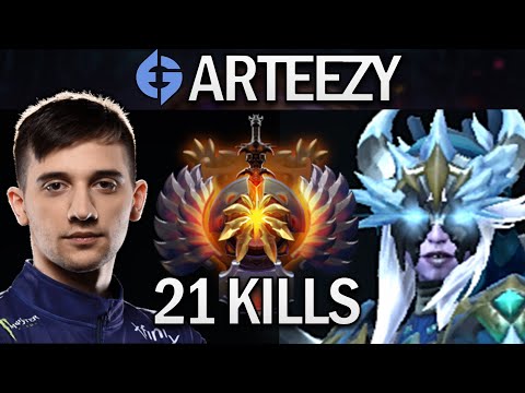 EG.ARTEEZY DROW RANGER WITH 21 KILLS - DOTA 2 7.30E GAMEPLAY