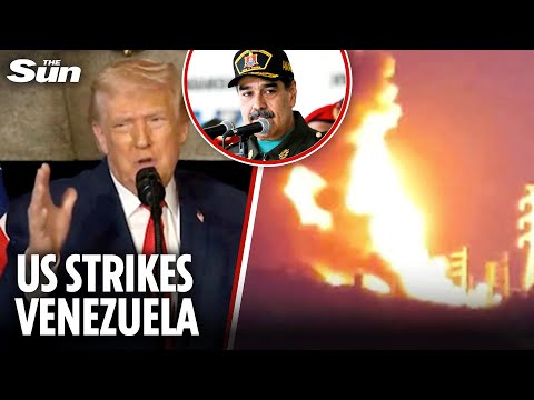 Trump says US launched first strike on Venezuela blitzing ‘big facility’ in opening salvo on Maduro