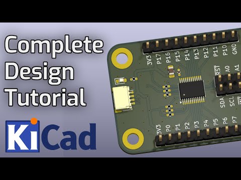 Complete design tutorial of a TCAL9539PWR breakout board in KiCad