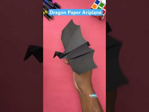 how to make a paper dragon plane / best flying paper toys / paper dragon plane #shorts #shortvideo