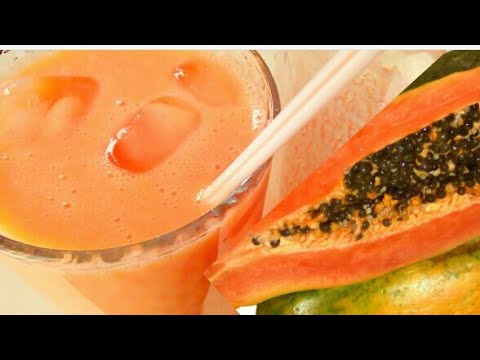 Best Haitian Papaya Juice |Jus Papaye Recipe
