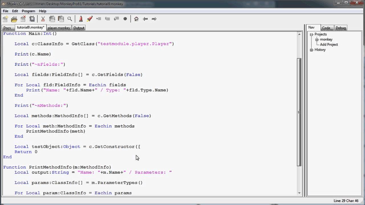 Advanced Programming in Monkey - 09 Reflection - Classes