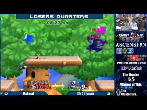 "Ascension 6/18/16" - Matasd (Wario) v. Ivayne (Wolf) - Losers Quarters