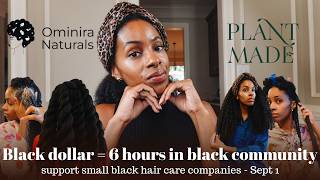 How Long Does a Black Dollar Stay in the Community? Sept boycott - Lets Support Small Hair Companies