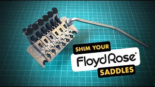 Video thumbnail for How to shim your Floyd Rose bridge by Matt Cowan