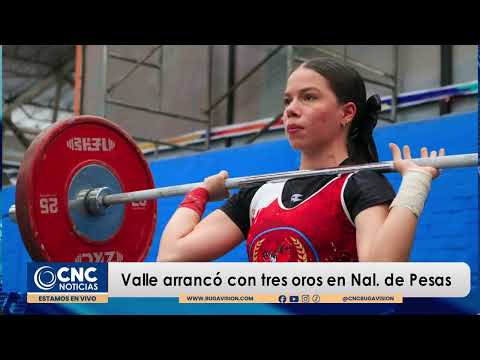 🏋️‍♀️ Valle del Cauca inicia con tres oros en el Nacional de Pesas