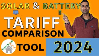 Solar And Battery Tariff Comparison Tool 2024 - Which Is Best For Your Home?