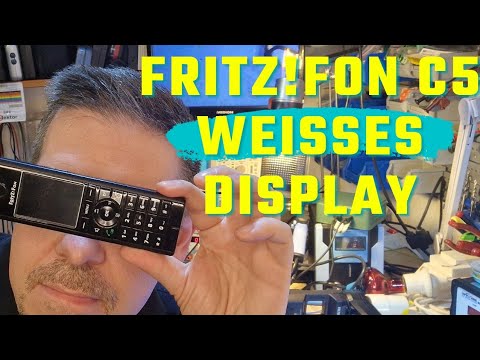 Fritz Fon C5 weißes Display oder Streifen Reparatur