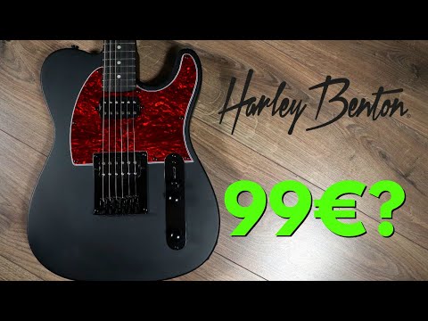 Harley Benton TE-20HH SBK Standard Series - Guitar Demo/Review