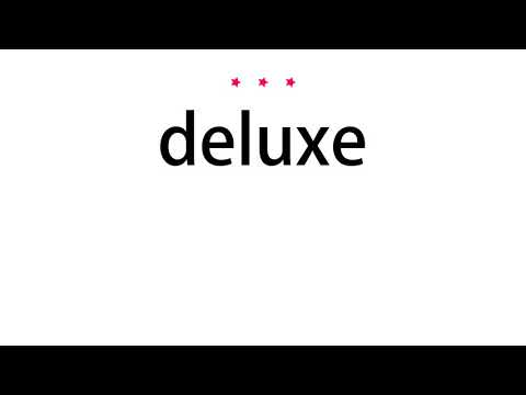 How to pronounce deluxe - Vocab Today