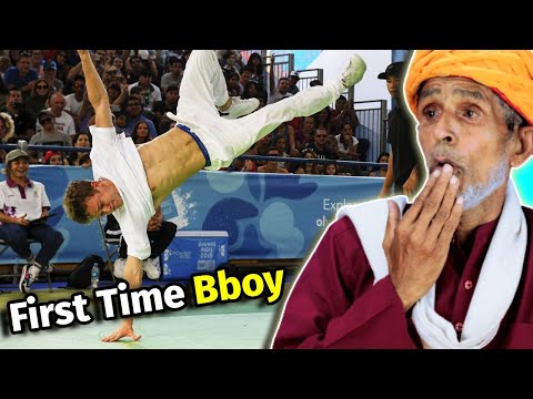 Villagers React To Bboy Dance ! Tribal People React To Breankdancing Bboy