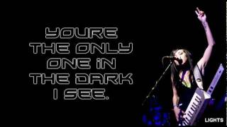 LIGHTS - In The Dark I See Lyrics Video