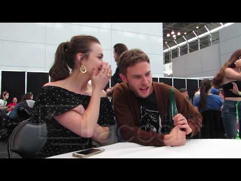 NYCC 2017: Agents of SHIELD stars Elizabeth Henstridge & Iain De Caestecker