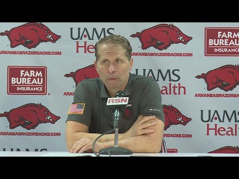 Eric Musselman press conference after Arkansas' win over Ole Miss