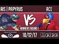 Waveshine 9 - AIS | Papyrus (Marth) vs ACE (Falco) - Round 1 - SSBM